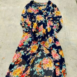 Love Culture Hi-low flower Dress